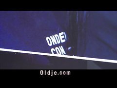 Big boobed married young babe gets caught fucking an old guy